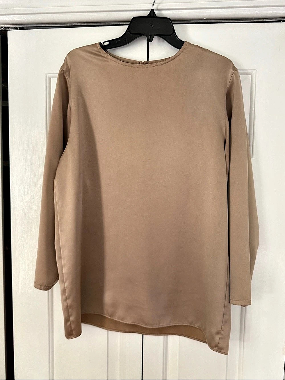 Cacharel Long Sleeve Blouse in Brown Size 40